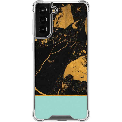 Chunky Marble Galaxy S21 FE Clear Case